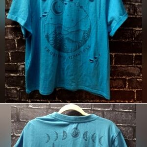 Blue Graphic Kids T-Shirt